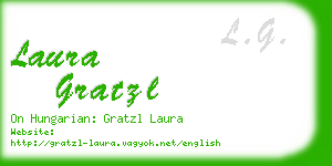 laura gratzl business card